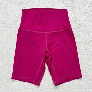 Lululemon Align Ribbed High-Rise Shorts,‎ Wildberry (Sz 4, 8" Inseam)